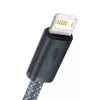 Baseus Dynamic 2 m pilka Lightning – USB A laidas
