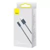 Baseus Dynamic 2 m pilka Lightning – USB A laidas