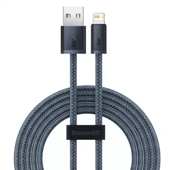 Baseus Dynamic 2 m pilka Lightning – USB A laidas