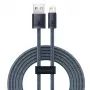 Baseus Dynamic 2 m pilka Lightning – USB A laidas