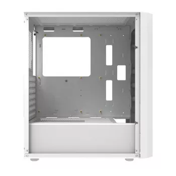 Kompiuterio korpusas DarkFlash DK351 WHITE Midi Tower, Micro ATX/ATX/ITX, grūdintas stiklas, baltas, 200×390×450 mm