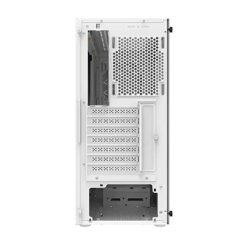 Darkflash DK351 kompiuterio korpusas (baltas) su 4 RGB ventiliatoriais