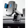 Automobilinis telefono laikiklis Joyroom JR-OK3 su teleskopine ranka, montuojamas ant prietaisų skydelio ar lango, juodas, 0,18 kg