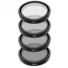 Telesin filtrų rinkinys, skirtas DJI Osmo Action 3/4/5 — CPL, ND8, ND16, ND32 (4 vnt.)