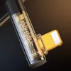 USB-A į Lightning kampuotas kabelis Joyroom S-UL012A6 1,2 m, juodas