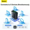 Baseus BA07 Mini Bluetooth adapterius PC, USB 5.3 belaidis Bluetooth imtuvas – juodas