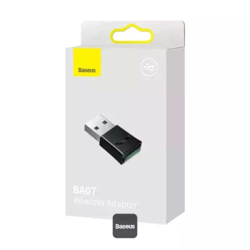 Baseus BA07 Mini Bluetooth adapterius PC, USB 5.3 belaidis Bluetooth imtuvas – juodas