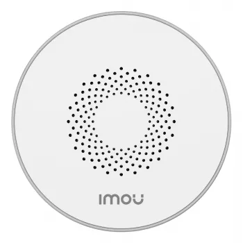 Belaidė patalpų sirena IMOU ZR1 — 200 m atstumas, DC 12 V, 8 cm skersmuo, balta