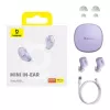Belaidės ausinės Baseus Bowie WM01 (violetinės)