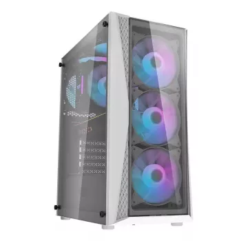 Darkflash DK352 Plus kompiuterio korpusas ATX juodas ir baltas