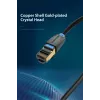Eterninis pataisos kabelis Vention Cat.8 S/FTP 1 m Juodas RJ-45 Auksuotas