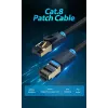 Eterninis pataisos kabelis Vention Cat.8 S/FTP 1 m Juodas RJ-45 Auksuotas