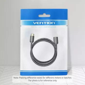 HDMI ilginimo laidas Vention AHCBI 3 m, HDMI A tipo kištukas į lizdą, 18 Gbit/s, HDMI 2.0, 4K@60Hz, HDR, paauksuoti kontaktai