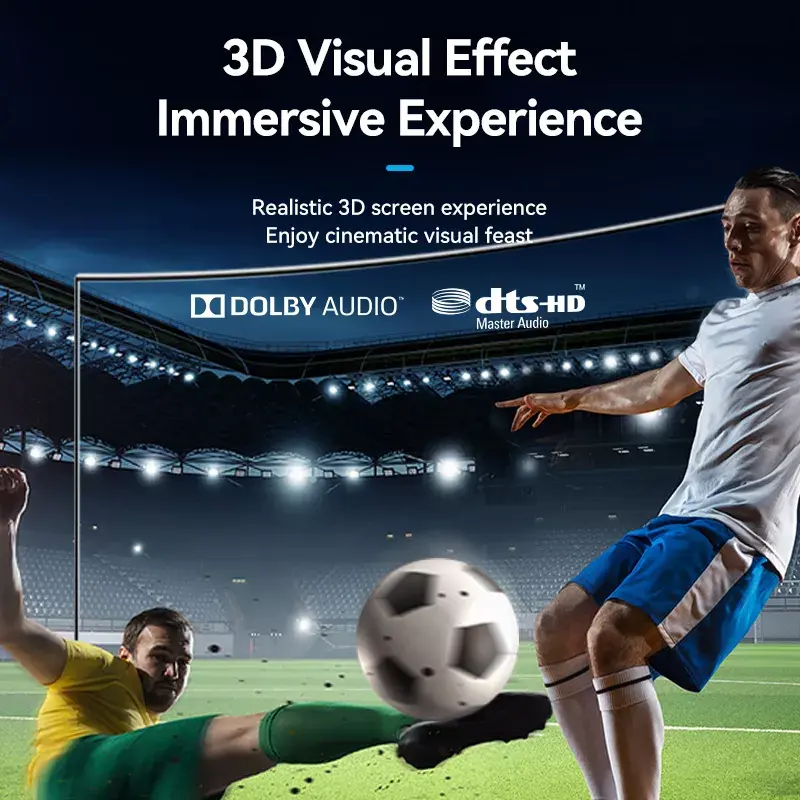 HDMI ilginimo laidas Vention AHCBI 3 m, HDMI A tipo kištukas į lizdą, 18 Gbit/s, HDMI 2.0, 4K@60Hz, HDR, paauksuoti kontaktai
