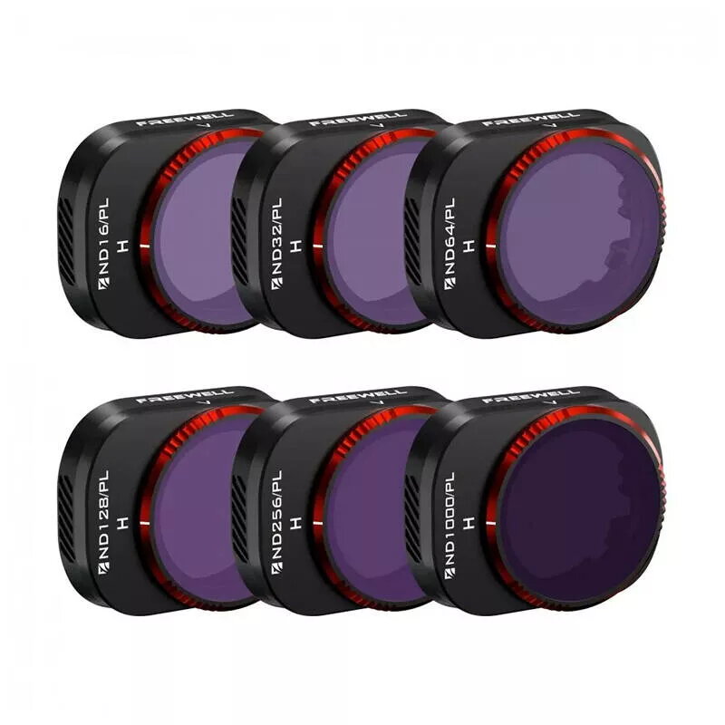 6 vnt. Freewell Bright Day filtrų rinkinys, skirtas DJI Mini 4 Pro
