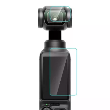 Grūdinto stiklo objektyvo ir ekrano apsauga Puluz, skirta DJI OSMO Pocket 3 PU950T