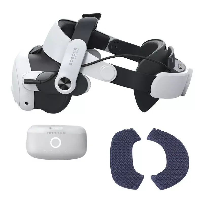 Galvos diržas su baterijų paketu BOBOVR M3 Pro, skirtas Oculus Quest 3