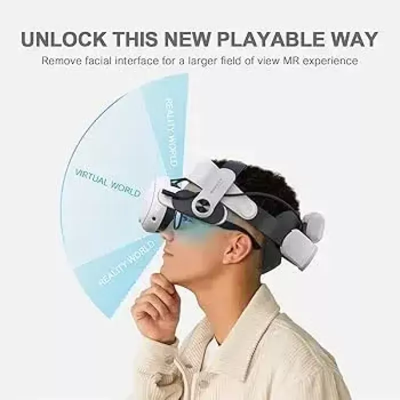Galvos diržas su baterijų paketu BOBOVR M3 Pro, skirtas Oculus Quest 3