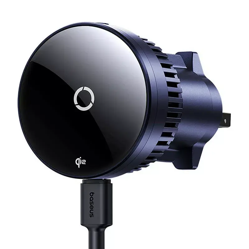 Automobilinis laikiklis Baseus MagPro C40164100121-01 15W Qi2.0 juodas – belaidis magnetinis įkroviklis Qi2.0 suderinamiems telefonams