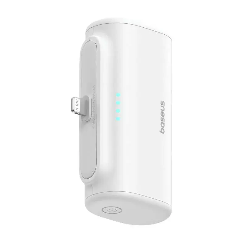 Nešiojamas įkroviklis (powerbank) Baseus Compact IP 5000 mAh 20 W (baltas)