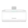 Nešiojamas įkroviklis (powerbank) Baseus Compact IP 5000 mAh 20 W (baltas)