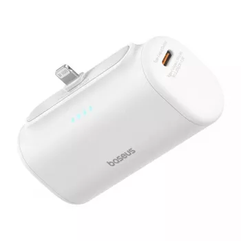 Nešiojamas įkroviklis (powerbank) Baseus Compact IP 5000 mAh 20 W (baltas)