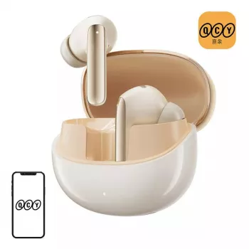 Ausinės QCY MeloBuds Pro HT08 auksinės