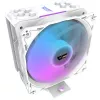 Oro aušintuvas Darkflash Z4 Pro Mist Baltas — 120 mm ventiliatorius, hidraulinis guolis, 200 W TDP, palaiko AM5/AM4/LGA1700/1200/115x