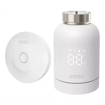 Skaitmeninis termostatas Imou TRV1 Kit ZigBee baltas, maitinamas baterijomis