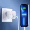 USB-C greitasis įkroviklis CHOETECH PD8007 45W EU baltas – USB-C PD 45W