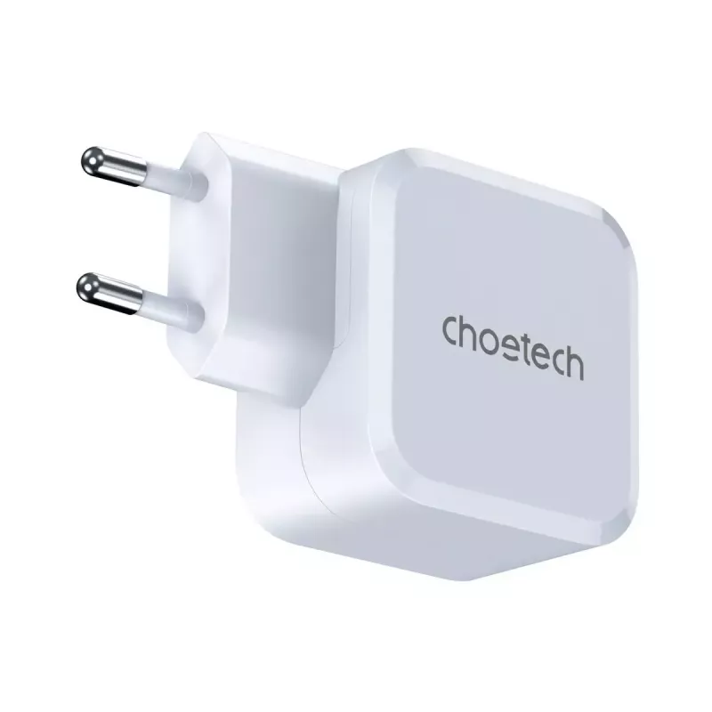 USB-C greitasis įkroviklis CHOETECH PD8007 45W EU baltas – USB-C PD 45W