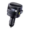 Automobilinis įkroviklis Baseus Enjoyment Max 60W su integruotais USB-C laidais, 60W išėjimas
