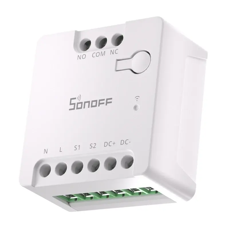 Išmanusis WiFi jungiklis Sonoff MINI-D AC/DC 12–48V sausas kontaktas