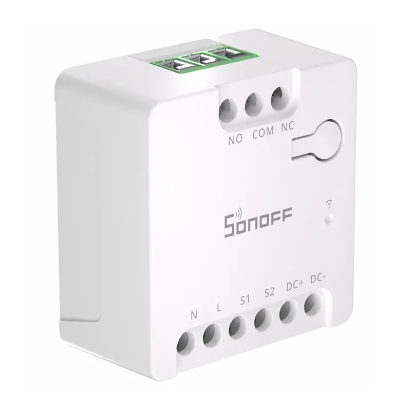 Išmanusis WiFi jungiklis Sonoff MINI-D AC/DC 12–48V sausas kontaktas