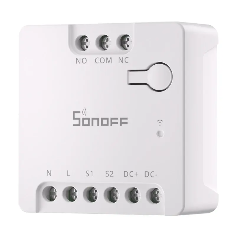 Išmanusis WiFi jungiklis Sonoff MINI-D AC/DC 12–48V sausas kontaktas