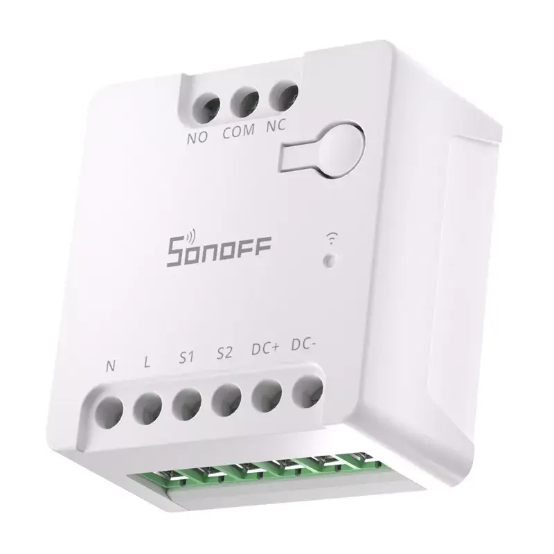 Išmanusis WiFi jungiklis Sonoff MINI-D AC/DC 12–48V sausas kontaktas