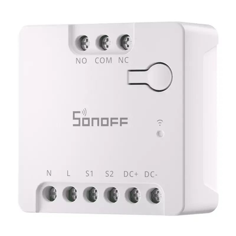Išmanusis WiFi jungiklis Sonoff MINI-D AC/DC 12–48V sausas kontaktas