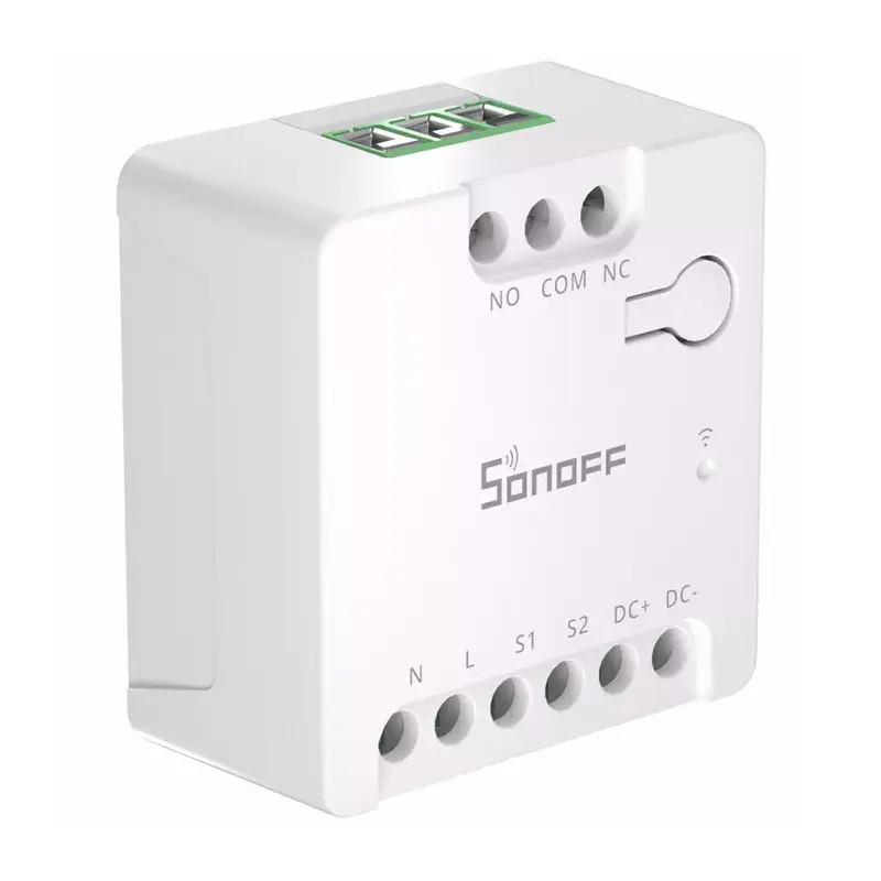 Išmanusis WiFi jungiklis Sonoff MINI-D AC/DC 12–48V sausas kontaktas