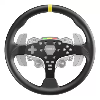 Vairo ratlankis MOZA RS046 305 mm juodas PC lenktyniniams žaidimams