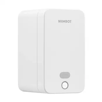Etikečių spausdintuvas NIIMBOT K2 Baltas – nešiojamas Bluetooth etikečių spausdintuvas, kompaktiškas dizainas