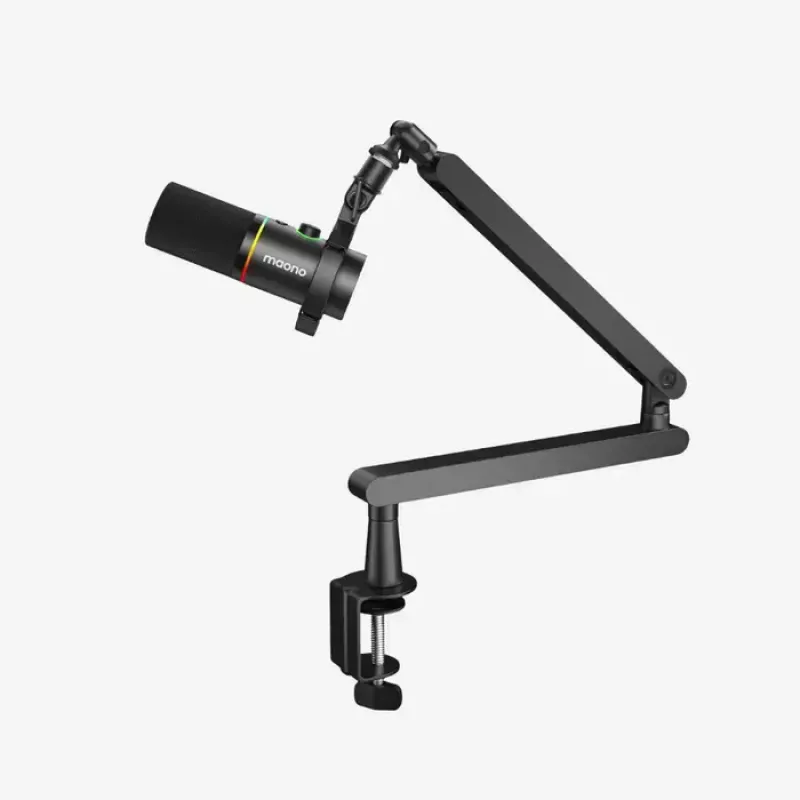 Podcast mikrofonas MAONO PD200X juodas – laidinis XLR/USB-C, jautrumas -52 dB, 40–16000 Hz