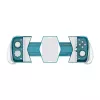 Žaidimų valdiklis GameSir Mobile Controller X3 Pro USB-C su telefono laikikliu, mėlynas