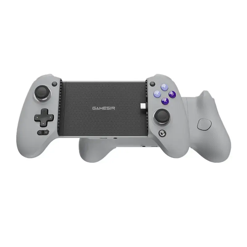 Nešiojamas žaidimų valdiklis GameSir G8 Galileo USB-C su telefono laikikliu, pilka