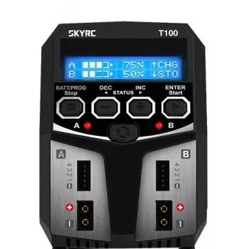 SkyRC T100 akumuliatorių kroviklis AC, 5A įkrovimo srovė