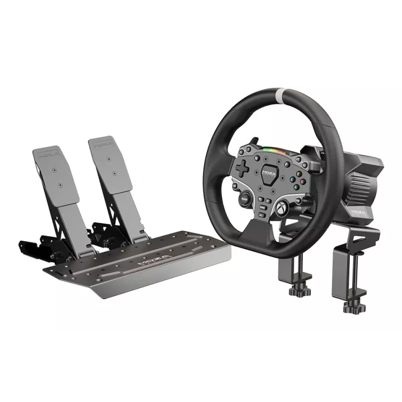 Moza Racing R3 rinkinys XBOX ir PC, vairas + pedalai, Direct Drive, 3,9 Nm