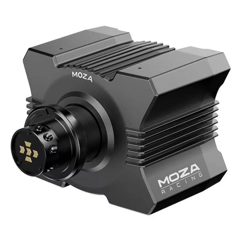 Moza Racing R5 rinkinys, vairas + pedalai, PC, laidinis, juodas, aliuminis, oda, plienas