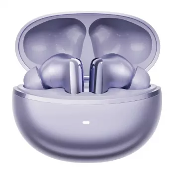Belaidės ausinės QCY MeloBuds N70, tikros belaidės, violetinės