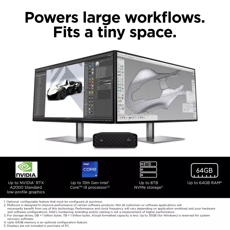 HP Z2 Mini G9 dviejų prievadų Type-A SuperSpeed USB 10Gbps sąsajos kortelė / adapteris 4M9Z0AA