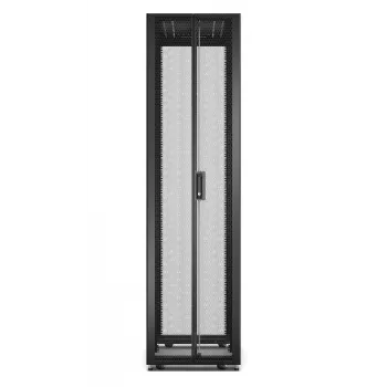 APC Easy Rack ER6800 48U stovas, juodas, su stogu, ratukais, kojelėmis, 4 kronšteinais ir dugnu, be šoninių plokščių, 2258x600x1000 mm