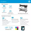 HP DesignJet T830 24 colių daugiafunkcis didelio formato spausdintuvas